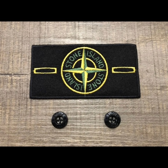 Stone Island Patch with Buttons Badge